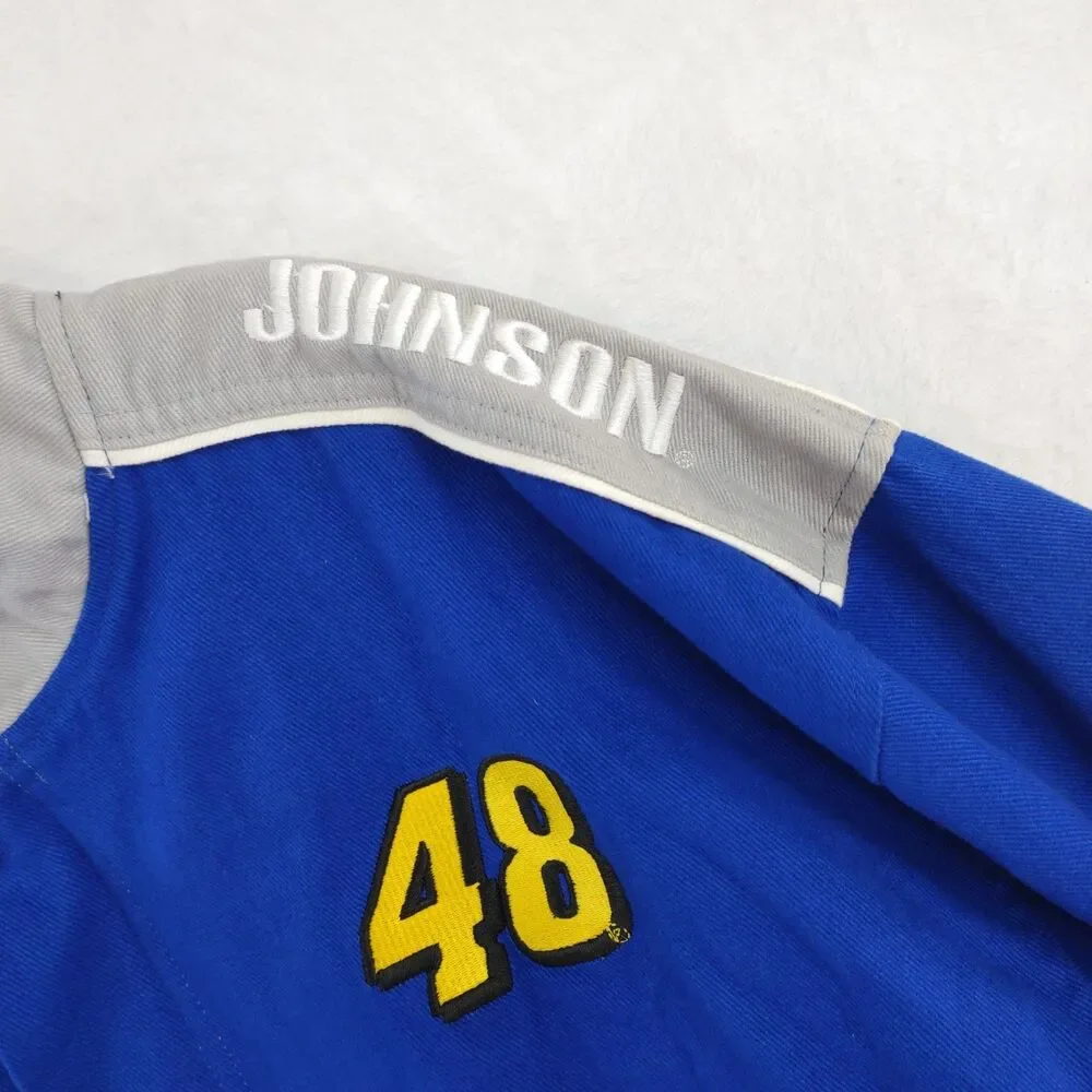 Chase Authentics Jimmie Johnson 48 Lowe's Racing NASCAR Snap Jacket XL
